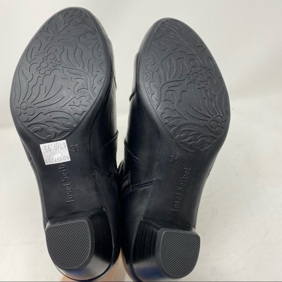 Josef Seibel Women's Amy 07 Ankle Boot black leather side zip - Picture 8 of 8